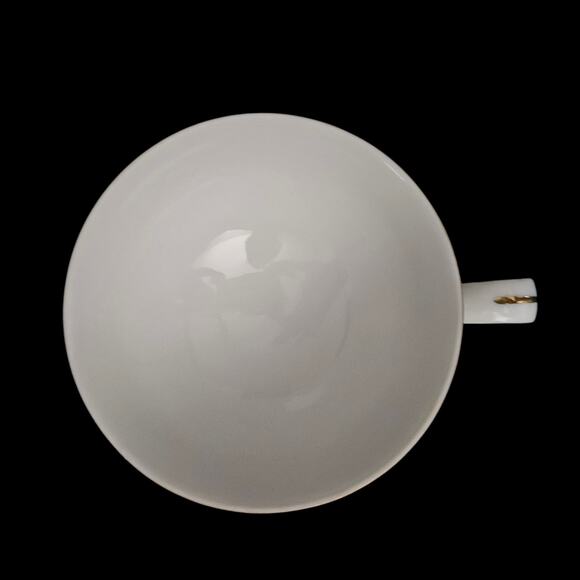 Imperial China W Dalton 5303 Seville Blue Rose Cup Set of 4 Japan Gold Trim - Picture 5 of 9